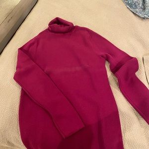 Chicos fuscia turtleneck. Worn once the dry cleaned.